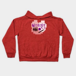 artistry-designer sign Kids Hoodie